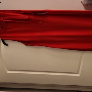 Elegant Red Sleeveless Dress